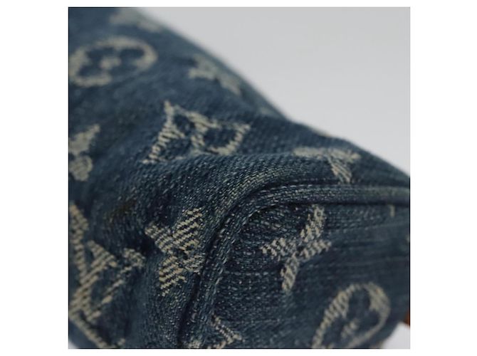 LOUIS VUITTON Poche Speedy en Denim Monogram Bleu M95082 LV Auth 107104 - vue 14