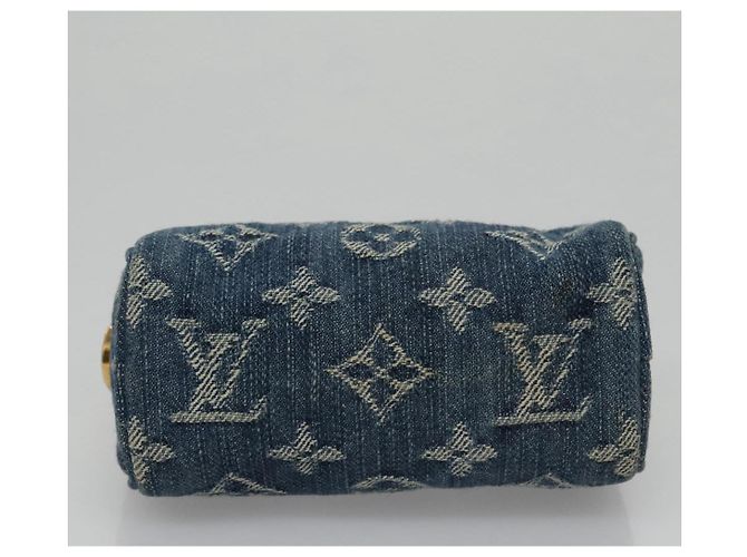 LOUIS VUITTON Poche Speedy en Denim Monogram Bleu M95082 LV Auth 107104 - vue 6