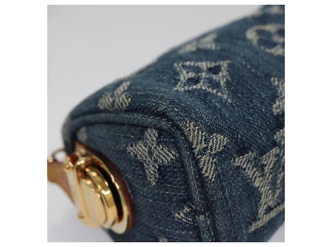 LOUIS VUITTON Poche Speedy en Denim Monogram Bleu M95082 LV Auth 107104 - vue 7