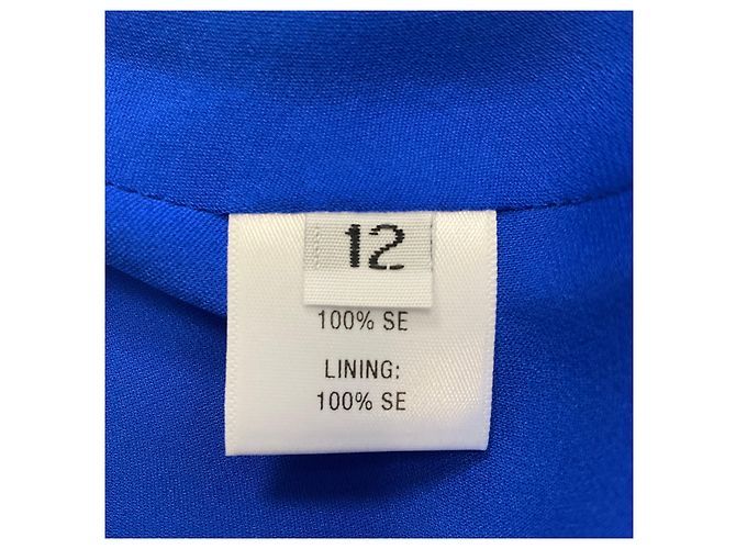 Abito midi in seta con maniche a sbuffo Prabal Gurung blu / rosa / verde Multicolore - vista 5