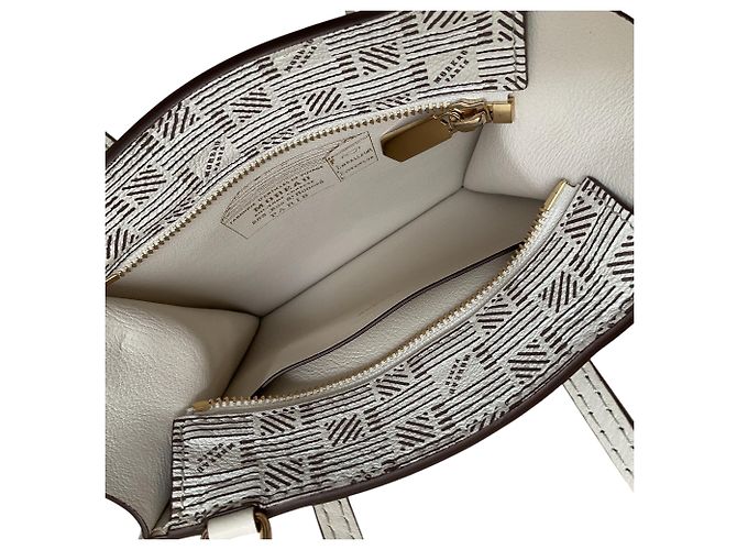 Weiße Mini Bregancon Reißverschluss-Tote Bag von Moreau - Ansicht 8
