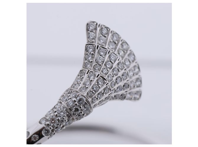 Bracciale De Grisogono Ventaglio in oro bianco 18K e diamanti D'oro - vista 8