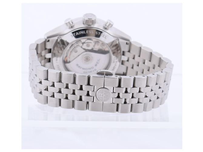 Raymond Weil Freelancer 7735-ST-60001 Grau/Stahl 42 mm Uhr - Ansicht 5