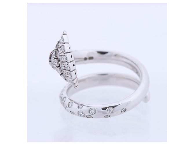 Anello in oro bianco e diamanti De Grisogono, misura 52 D'oro - vista 2
