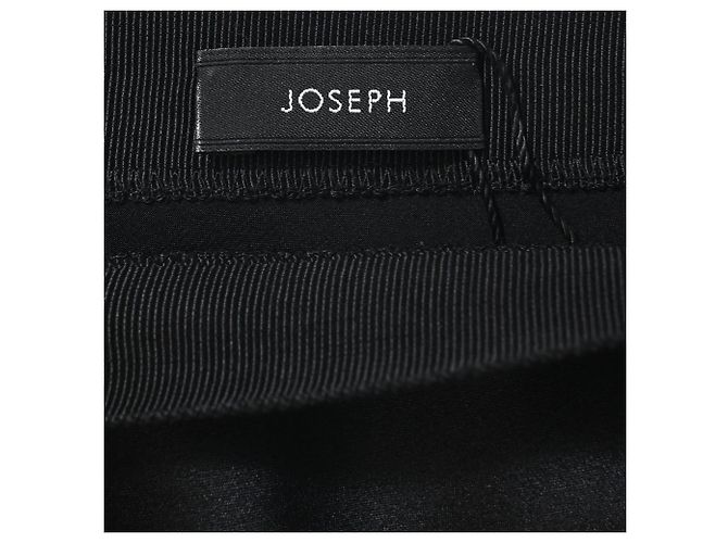 Falda Midi Joseph en Seda Negra Negro - vista 4