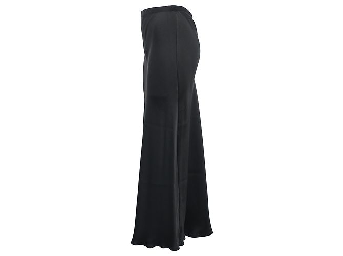 Falda Maxi Anine Bing en seda negra Negro - vista 2
