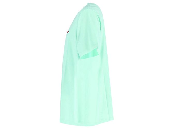 Louis Vuitton T-shirt Supreme Small Box Logo in cotone verde lime - Ansicht 2