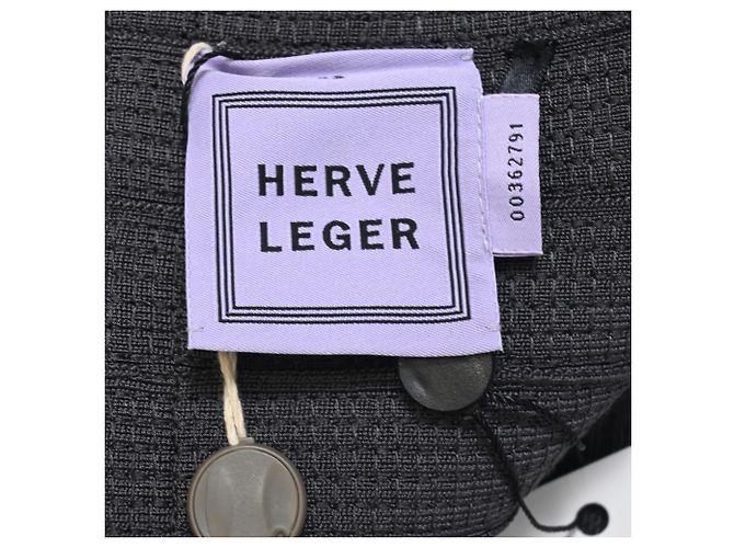 Herve Leger Pailletten-Mini-Bodycon-Kleid aus marineblauem Rayon - Ansicht 5
