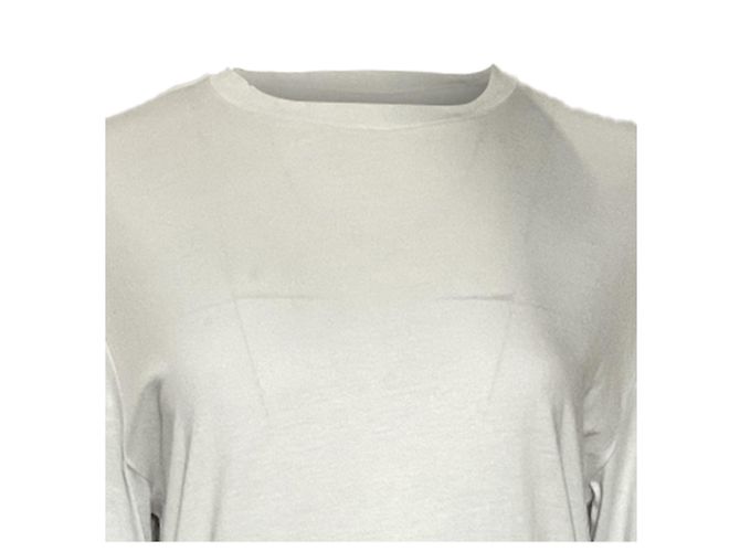 Abito midi a maniche lunghe con stampa floreale MSGM in poliestere multicolore - vista 4