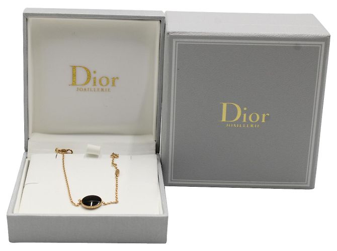 Bracciale Dior Rose De Vent Onyx in Oro Giallo 18k - vista 4