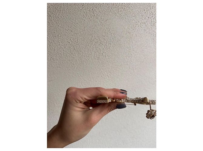 Chanel Spilla doppia rara a forma di pistola Gold hardware - vista 10