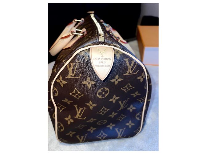 Louis Vuitton Speedy 30 Brown Leather Handbag - view 5