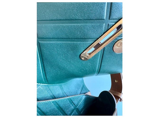 Borsa a mano Burberry Rocking Horse Marrone chiaro pelle e pelliccia - vista 10