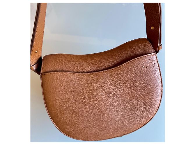 Borsa a mano Burberry Rocking Horse Marrone chiaro pelle e pelliccia - vista 13