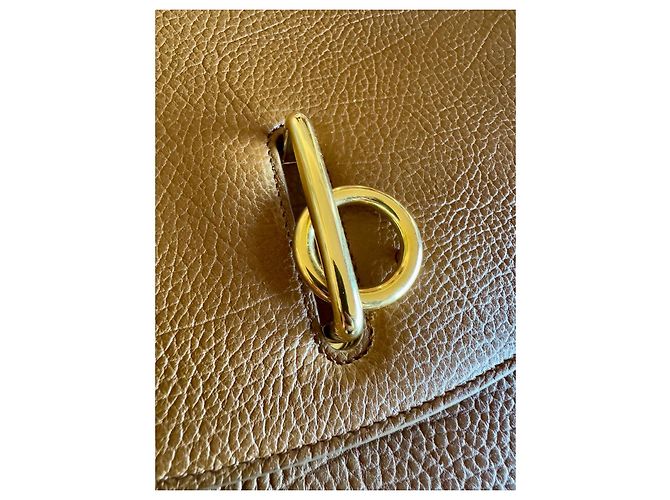 Borsa a mano Burberry Rocking Horse Marrone chiaro pelle e pelliccia - vista 2