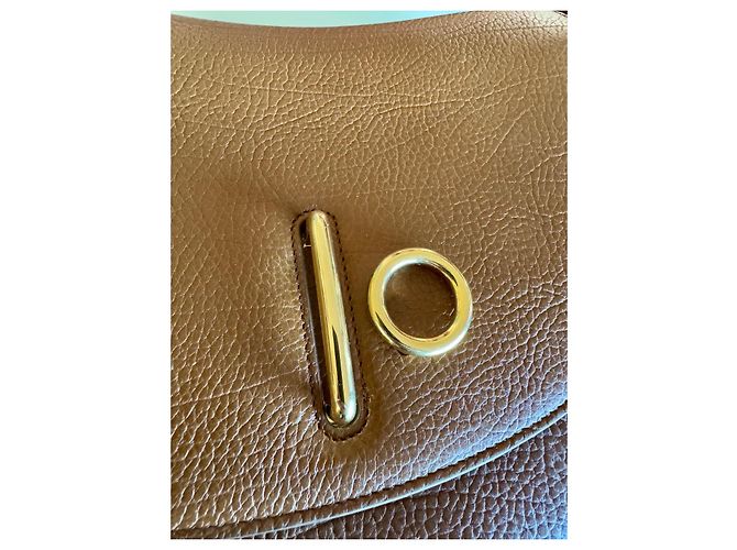 Borsa a mano Burberry Rocking Horse Marrone chiaro pelle e pelliccia - vista 3
