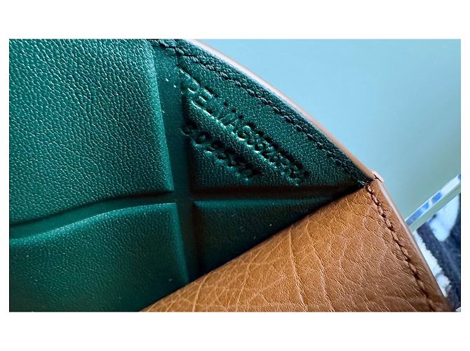 Borsa a mano Burberry Rocking Horse Marrone chiaro pelle e pelliccia - vista 6