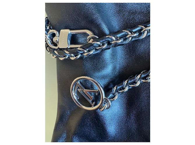 Louis Vuitton Cadena larga logo LV Negro Monograma - vista 5