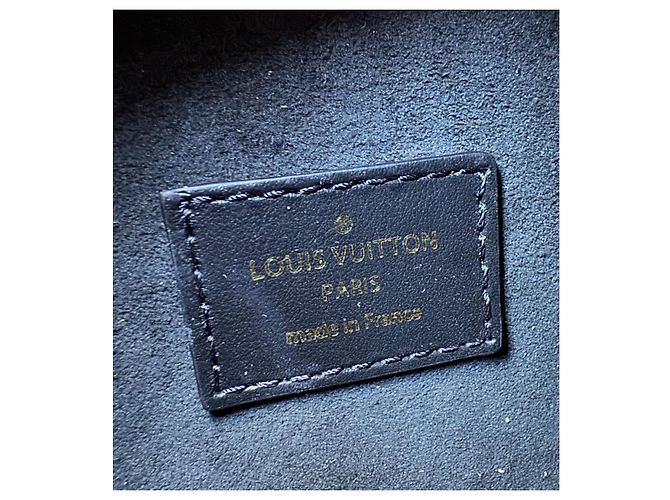 Louis Vuitton Mini Cube Monogramm Leder Tasche mit Kette Schwarz Hellbraun Dunkelbraun - Ansicht 8