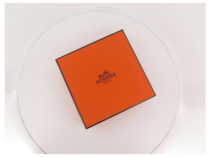 Ring Hermès ANELLO DI SCIARPA HERMES POP H IN METALLO DORATO D'oro - vista 9