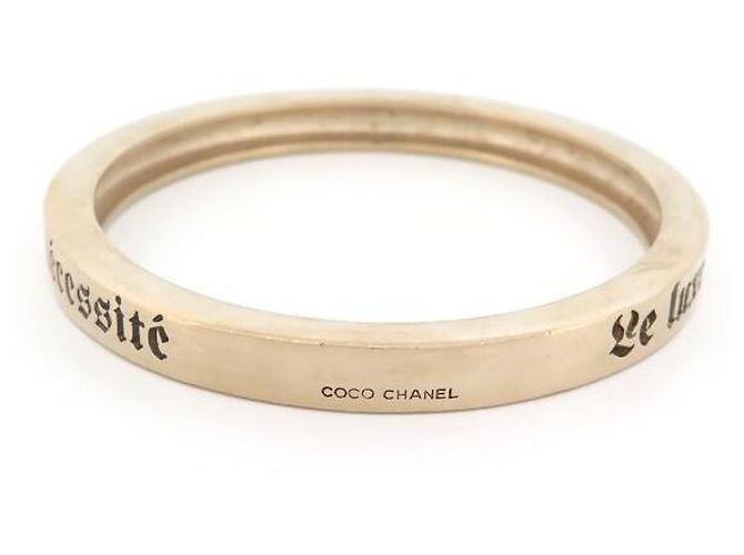 BRACCIALE CHANEL COCO JONC IL LUSSO È UNA NECESSITÀ BRACCIALETTO DORATO D'oro - vista 4