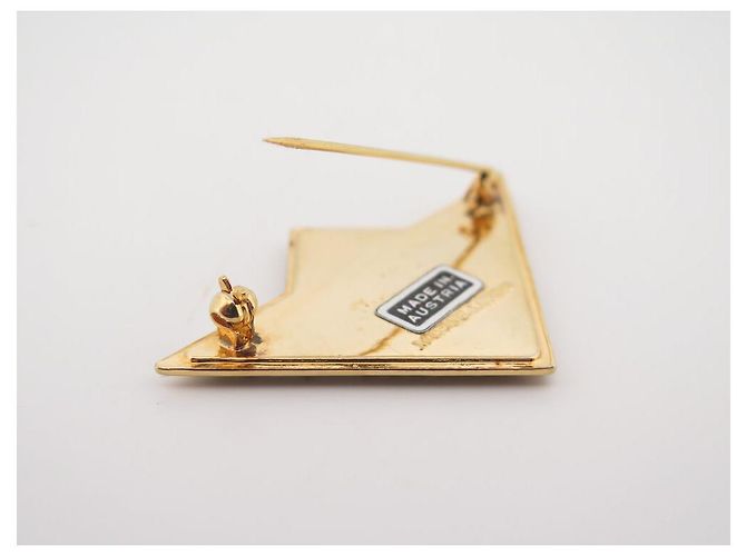 Autre Marque LOTTO MICHAELA FREY FREYWILLE ORECCHINI OVALI + BROCCHE IN EMAIL D'oro - vista 14
