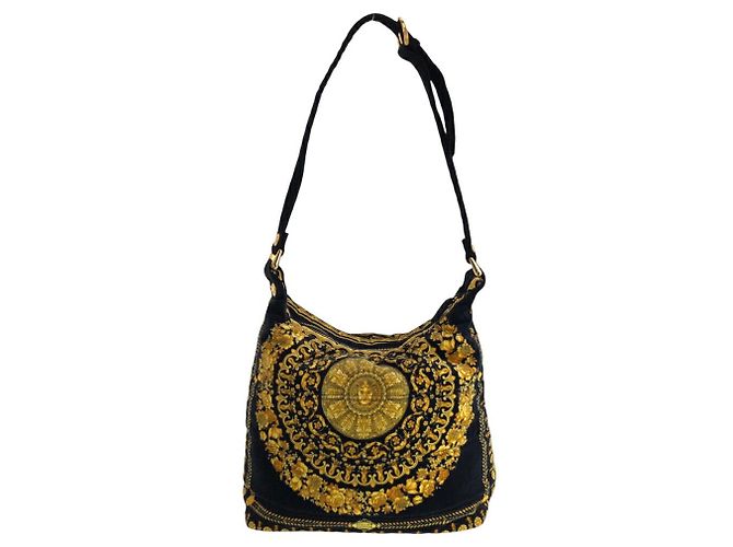 Bolso hobo de algodón Medusa de Versace - vista 2