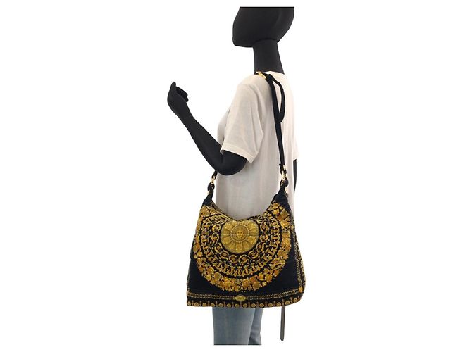 Bolso hobo de algodón Medusa de Versace - vista 7