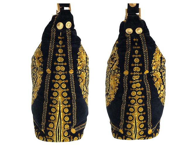 Bolso hobo de algodón Medusa de Versace - vista 8
