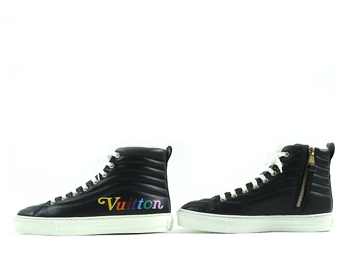 Sneakers alte con logo multicolore Stellar di Louis Vuitton - vista 2
