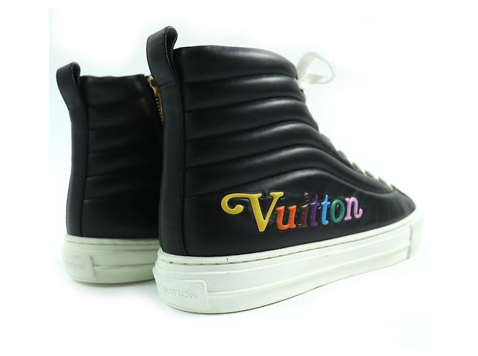 Sneakers alte con logo multicolore Stellar di Louis Vuitton - vista 5