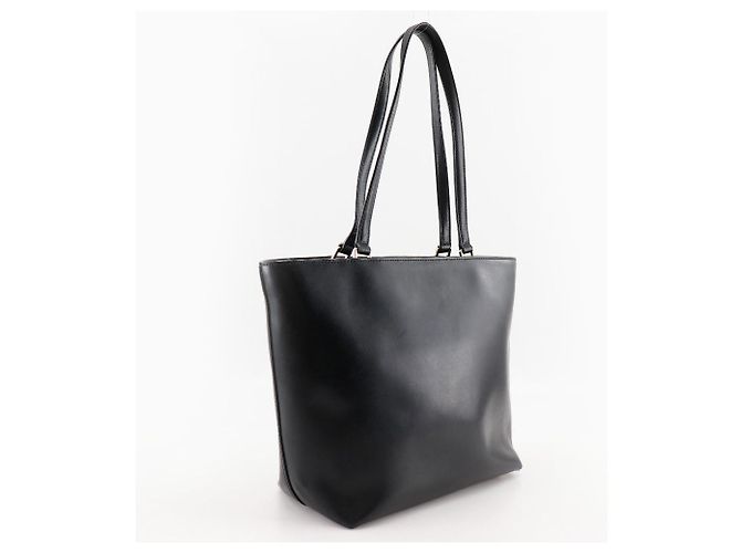 Michael Kors Leder Tote Bag Schwarz - Ansicht 3