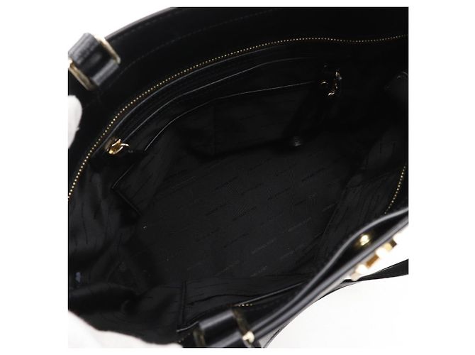 Michael Kors Leder Tote Bag Schwarz - Ansicht 7