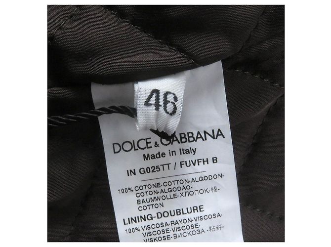 Doppelt gefütterter Cord-Mantel von Dolce & Gabbana Braun - Ansicht 6