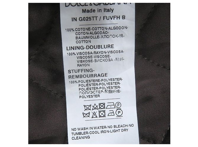 Doppelt gefütterter Cord-Mantel von Dolce & Gabbana Braun - Ansicht 7