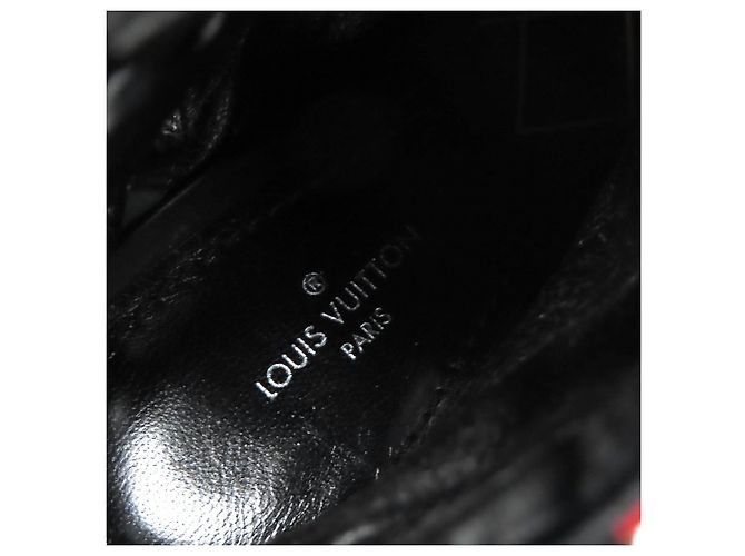 Botas de tacón de tobillo Monogram Rouge Flower Louis Vuitton - vista 11
