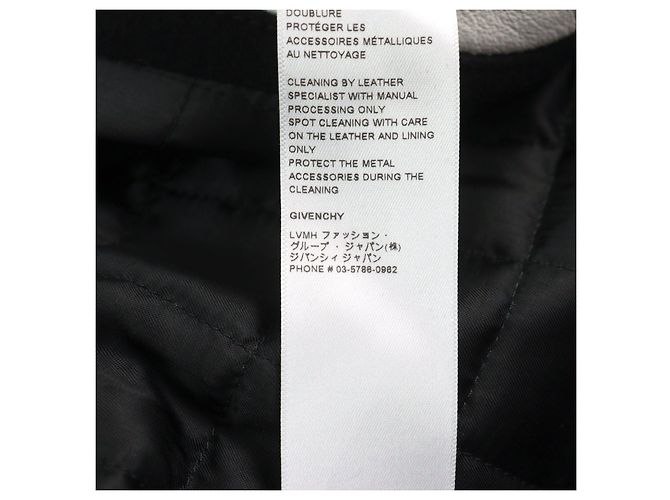 Jaqueta Varsity de couro Givenchy BM00QR611V - vista 11