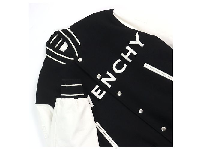 Jaqueta Varsity de couro Givenchy BM00QR611V - vista 2