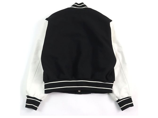 Jaqueta Varsity de couro Givenchy BM00QR611V - vista 4