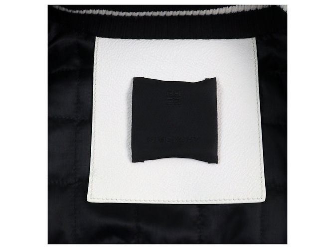 Jaqueta Varsity de couro Givenchy BM00QR611V - vista 8