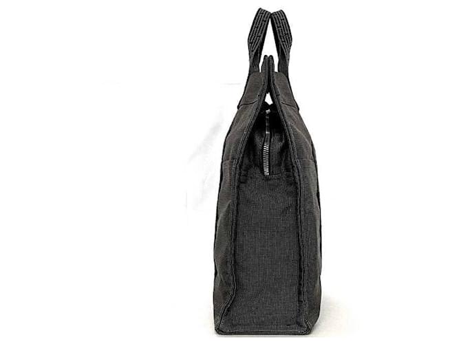 Hermès Hermes graue Canvas-Tasche Braun - Ansicht 3