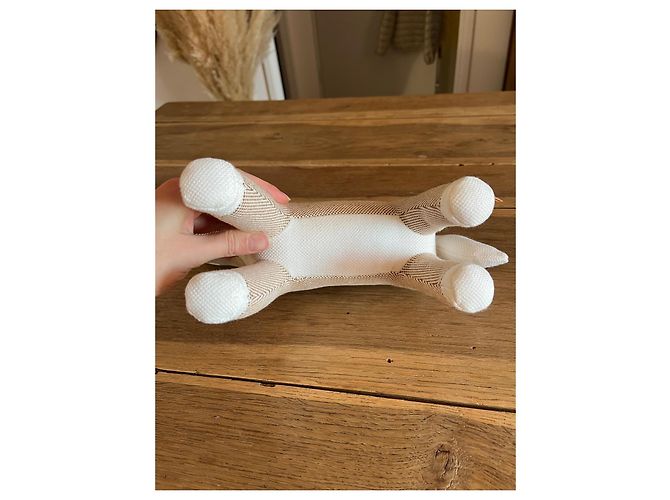 Peluche Cheval Hermès Epopée Beige Coton - vue 5