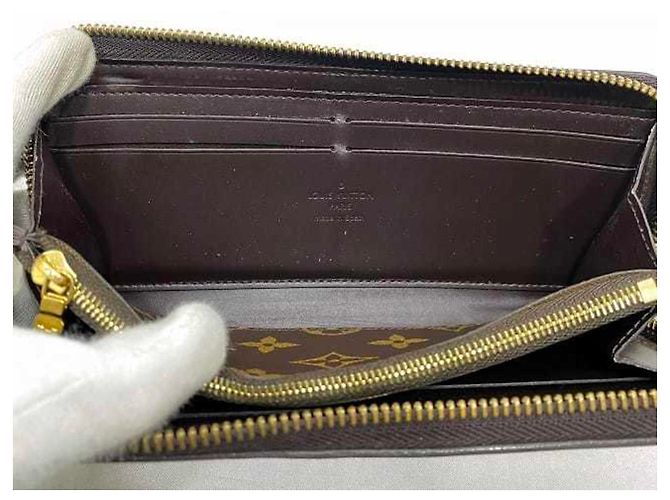 Monedero Louis Vuitton en Amarante y Burdeos Castaño - vista 7