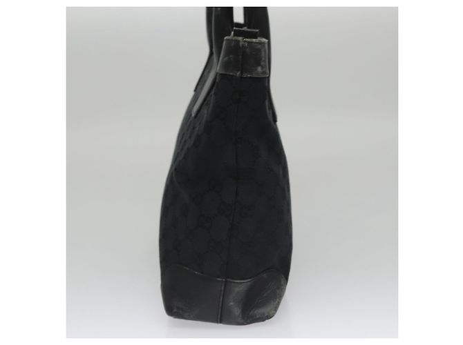 Bolso de mano de lona GG Gucci negro 33890 Auth ep7056 - vista 5
