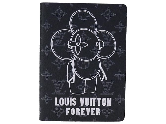 LOUIS VUITTON Notizbuch Monogram Eclipse Vivienne Schwarz GI0285 LV Auth 106169 - Ansicht 13