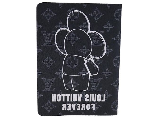 LOUIS VUITTON Notizbuch Monogram Eclipse Vivienne Schwarz GI0285 LV Auth 106169 - Ansicht 2