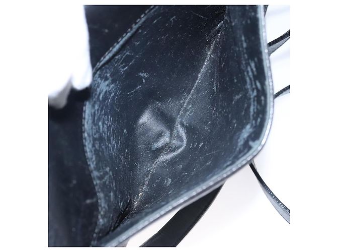 Autre Marque Borsa a Spalla Burberrys in Pelle Nera Auth yk16288 Nero - vista 12