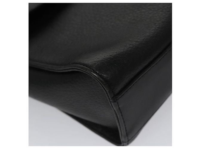 Autre Marque Borsa a Spalla Burberrys in Pelle Nera Auth yk16288 Nero - vista 14