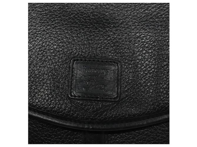 Autre Marque Borsa a Spalla Burberrys in Pelle Nera Auth yk16288 Nero - vista 17