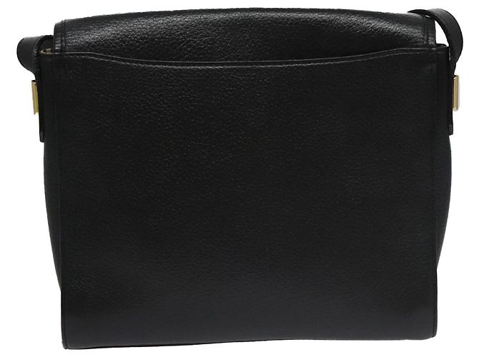 Autre Marque Borsa a Spalla Burberrys in Pelle Nera Auth yk16288 Nero - vista 2